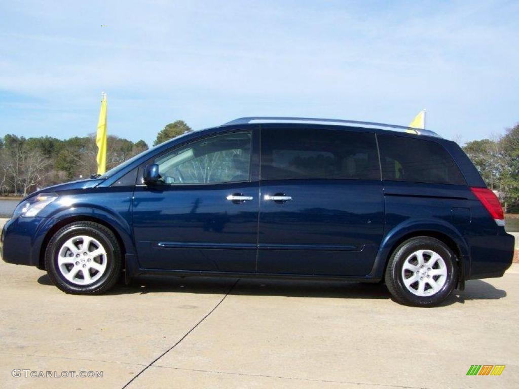 2007 Quest 3.5 SL - Majestic Blue Metallic / Beige photo #4