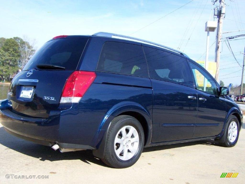 2007 Quest 3.5 SL - Majestic Blue Metallic / Beige photo #5