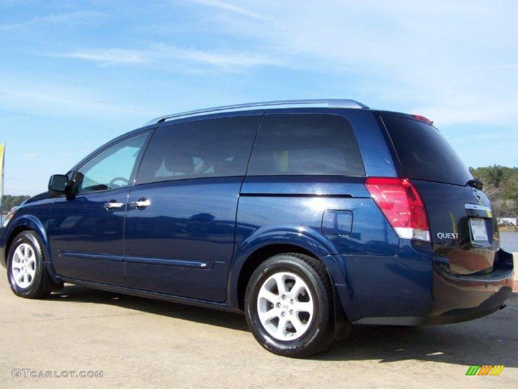2007 Quest 3.5 SL - Majestic Blue Metallic / Beige photo #6