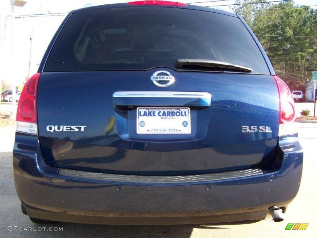 2007 Quest 3.5 SL - Majestic Blue Metallic / Beige photo #7