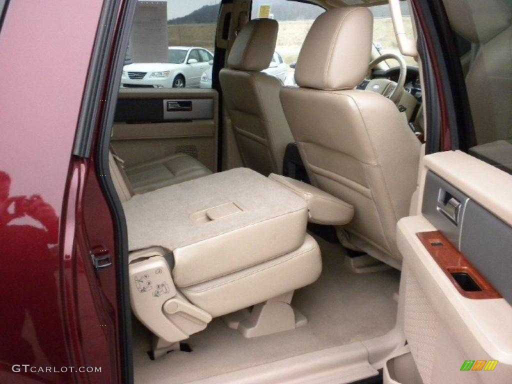 2009 Expedition EL Eddie Bauer 4x4 - Royal Red Metallic / Camel photo #20