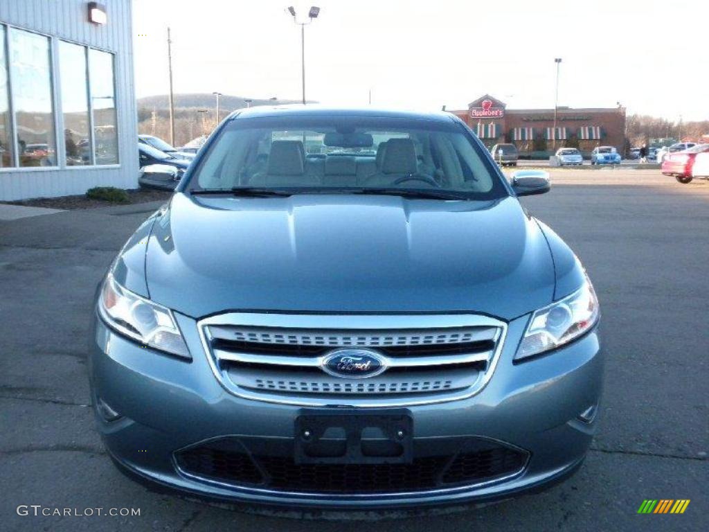 2010 Taurus Limited - Steel Blue Metallic / Light Stone photo #3