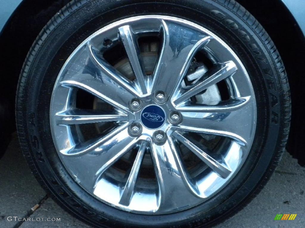 2010 Taurus Limited - Steel Blue Metallic / Light Stone photo #6