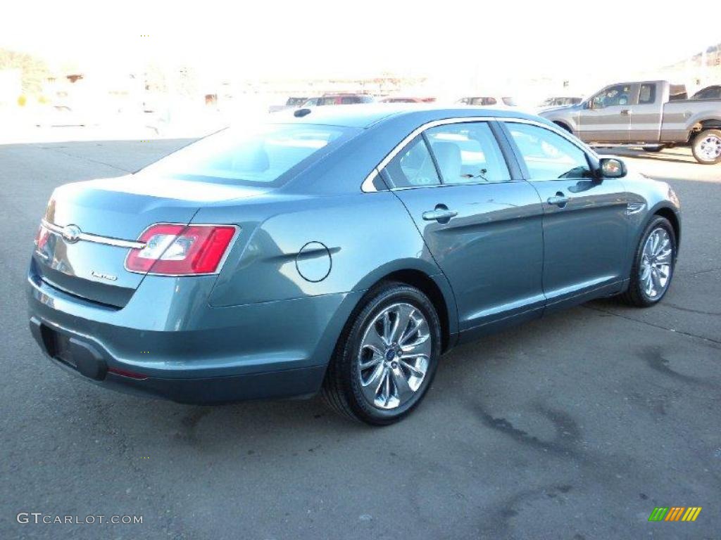 2010 Taurus Limited - Steel Blue Metallic / Light Stone photo #9
