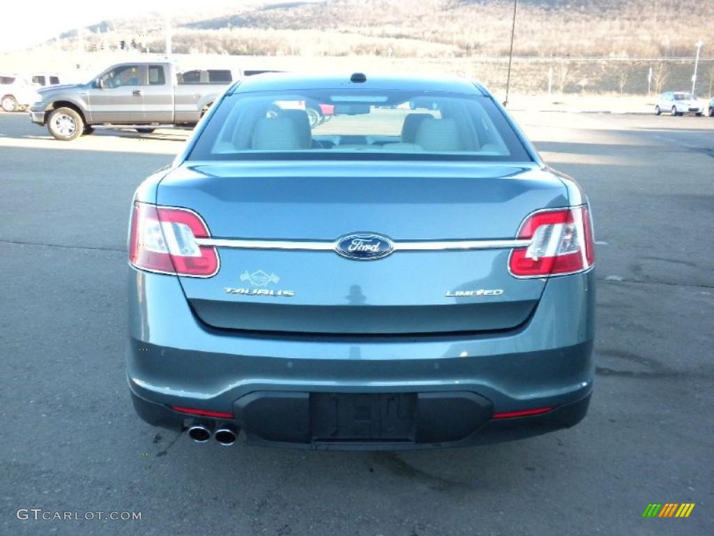 2010 Taurus Limited - Steel Blue Metallic / Light Stone photo #11