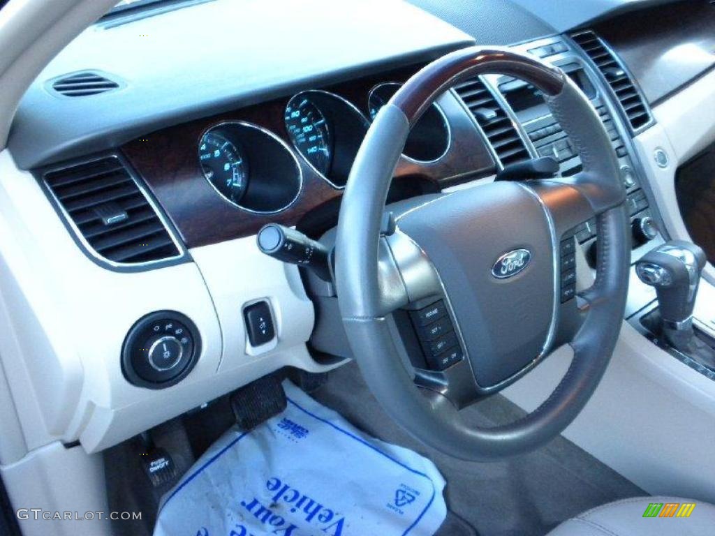 2010 Taurus Limited - Steel Blue Metallic / Light Stone photo #22