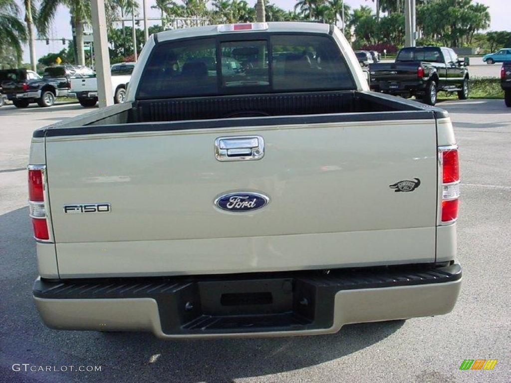 2006 F150 Lariat SuperCab - Smokestone Metallic / Tan photo #4