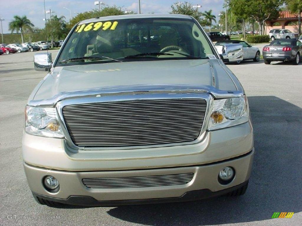 2006 F150 Lariat SuperCab - Smokestone Metallic / Tan photo #9