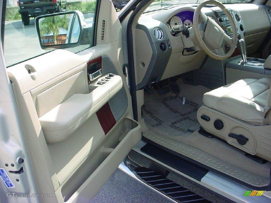 2006 F150 Lariat SuperCab - Smokestone Metallic / Tan photo #10