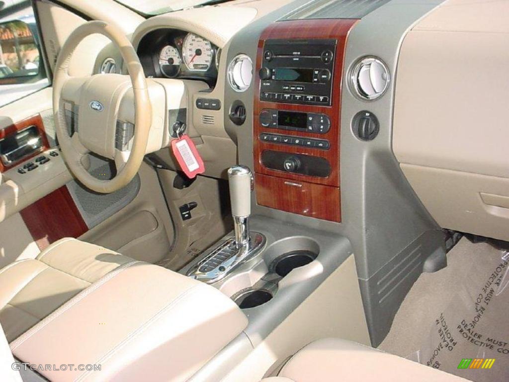 2006 F150 Lariat SuperCab - Smokestone Metallic / Tan photo #14