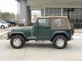 2000 Forest Green Pearl Jeep Wrangler Sahara 4x4  photo #2