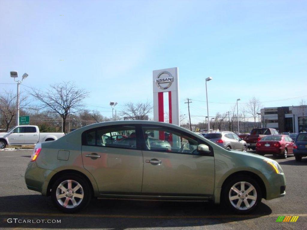 2007 Sentra 2.0 S - Metallic Jade / Charcoal/Steel photo #9