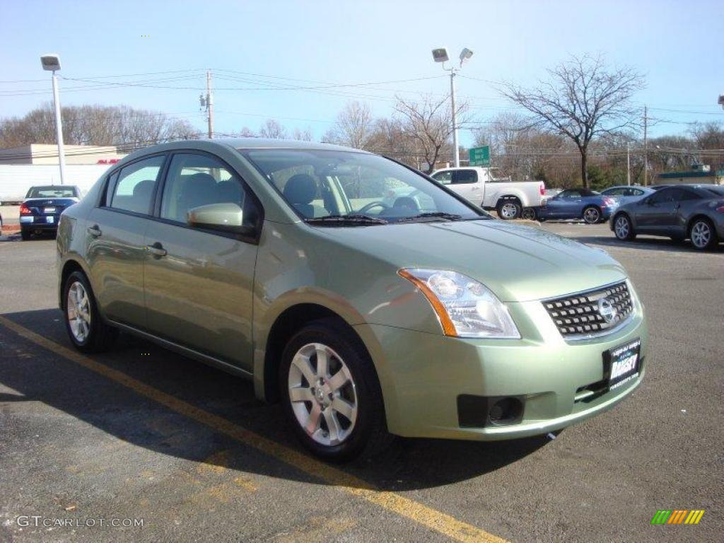 2007 Sentra 2.0 S - Metallic Jade / Charcoal/Steel photo #11