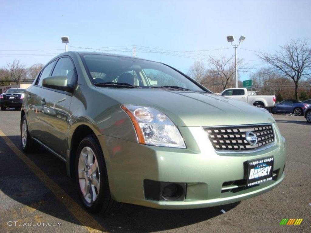 2007 Sentra 2.0 S - Metallic Jade / Charcoal/Steel photo #12