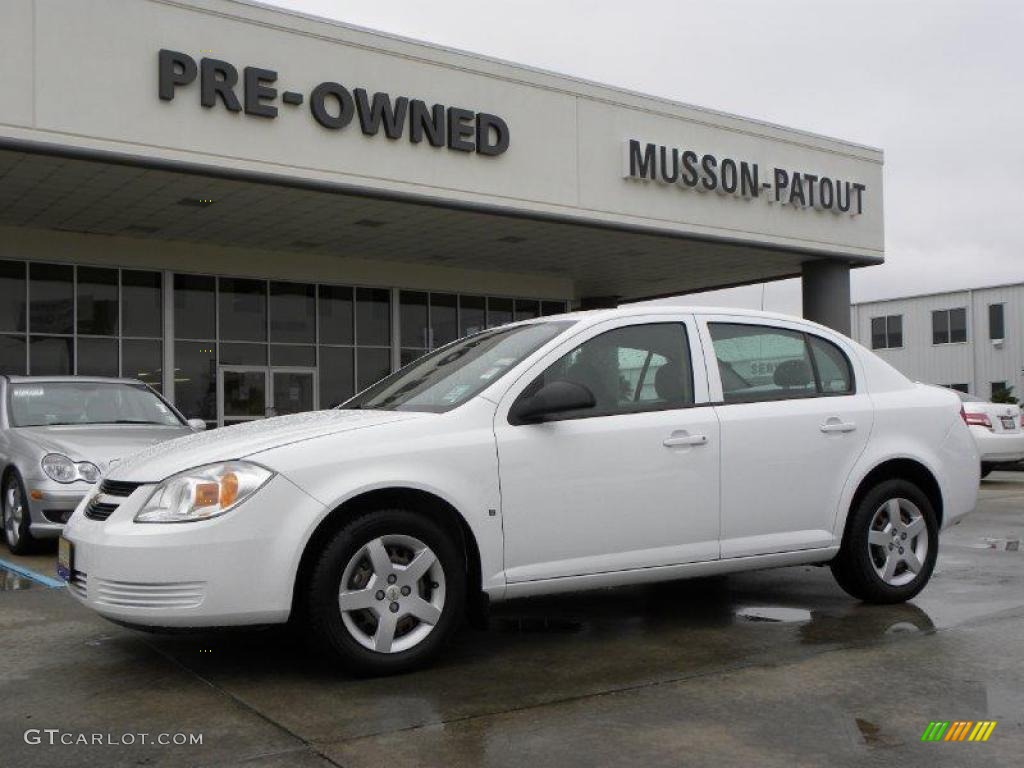 2006 Cobalt LS Sedan - Summit White / Gray photo #1