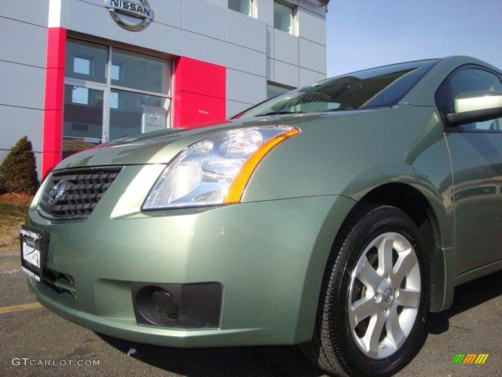 2007 Sentra 2.0 S - Metallic Jade / Charcoal/Steel photo #14