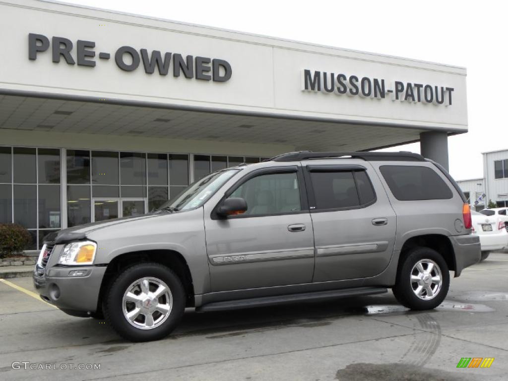 2005 Envoy XL SLT - Steel Grey Metallic / Light Gray photo #1