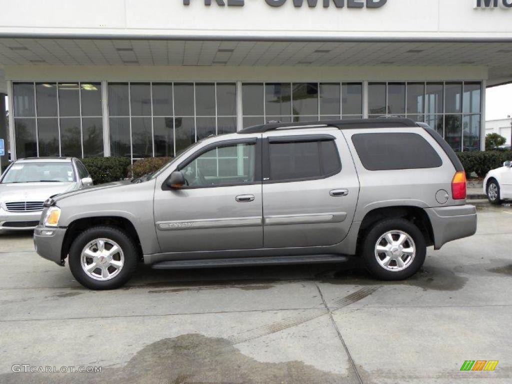 2005 Envoy XL SLT - Steel Grey Metallic / Light Gray photo #2