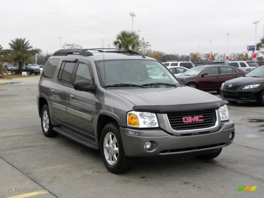 2005 Envoy XL SLT - Steel Grey Metallic / Light Gray photo #7