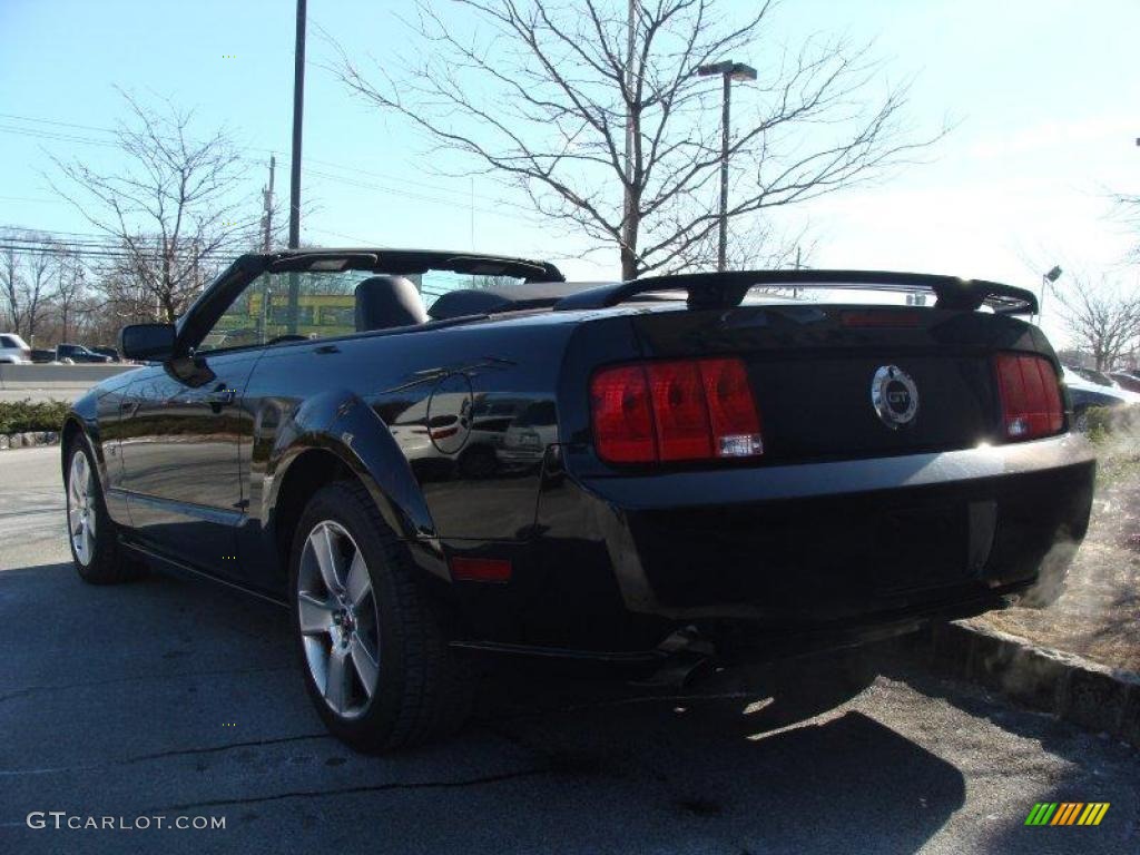 2006 Mustang GT Premium Convertible - Black / Dark Charcoal photo #5