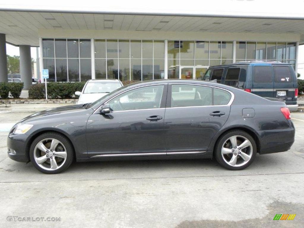 2009 GS 350 - Smokey Granite Gray Mica / Black photo #2