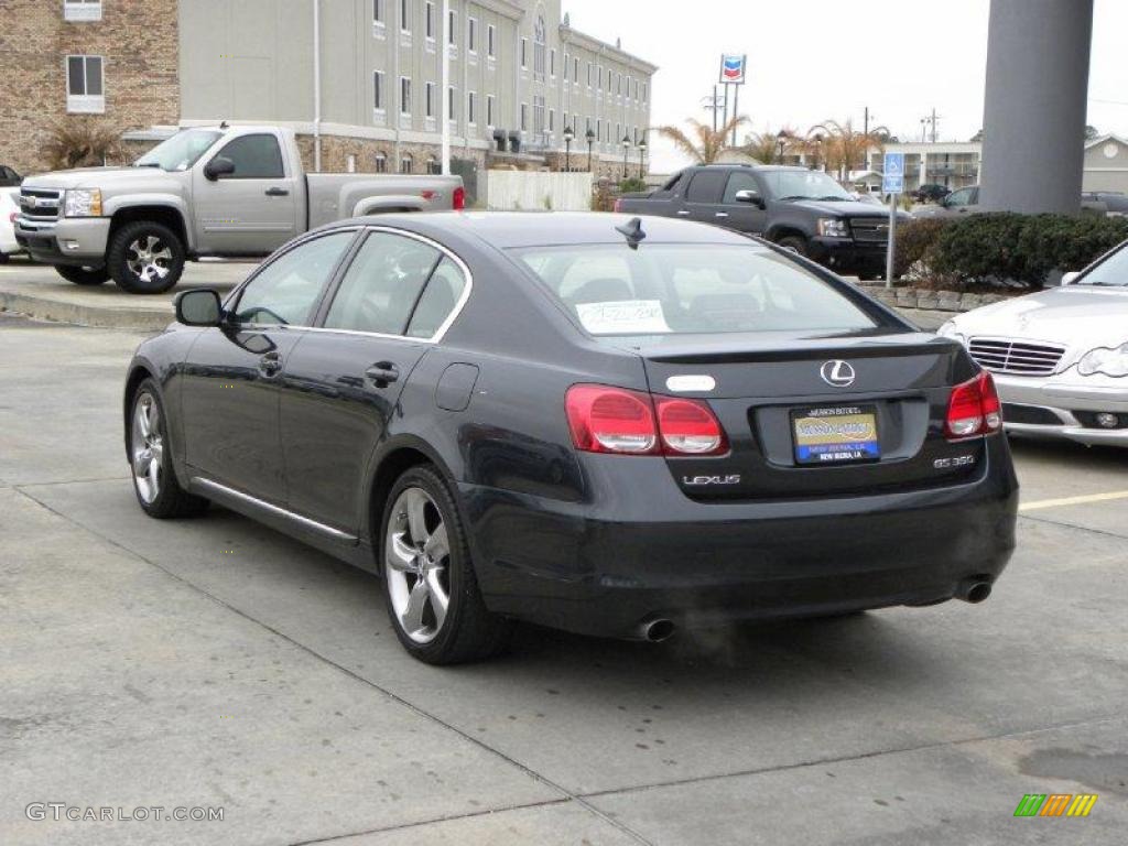 2009 GS 350 - Smokey Granite Gray Mica / Black photo #3