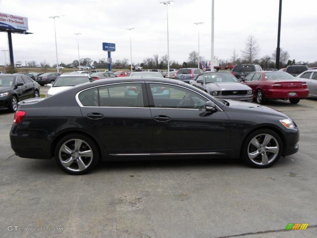 2009 GS 350 - Smokey Granite Gray Mica / Black photo #6