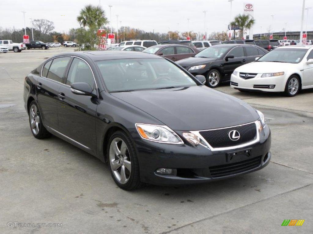 2009 GS 350 - Smokey Granite Gray Mica / Black photo #7