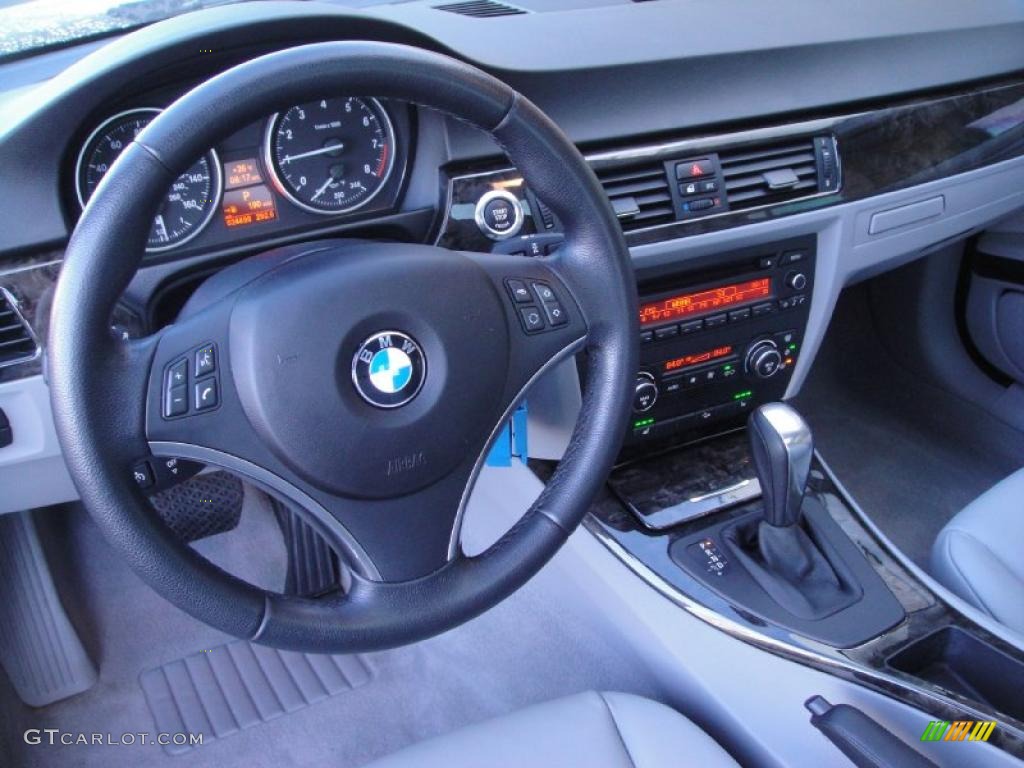 2007 3 Series 328xi Coupe - Black Sapphire Metallic / Grey photo #13