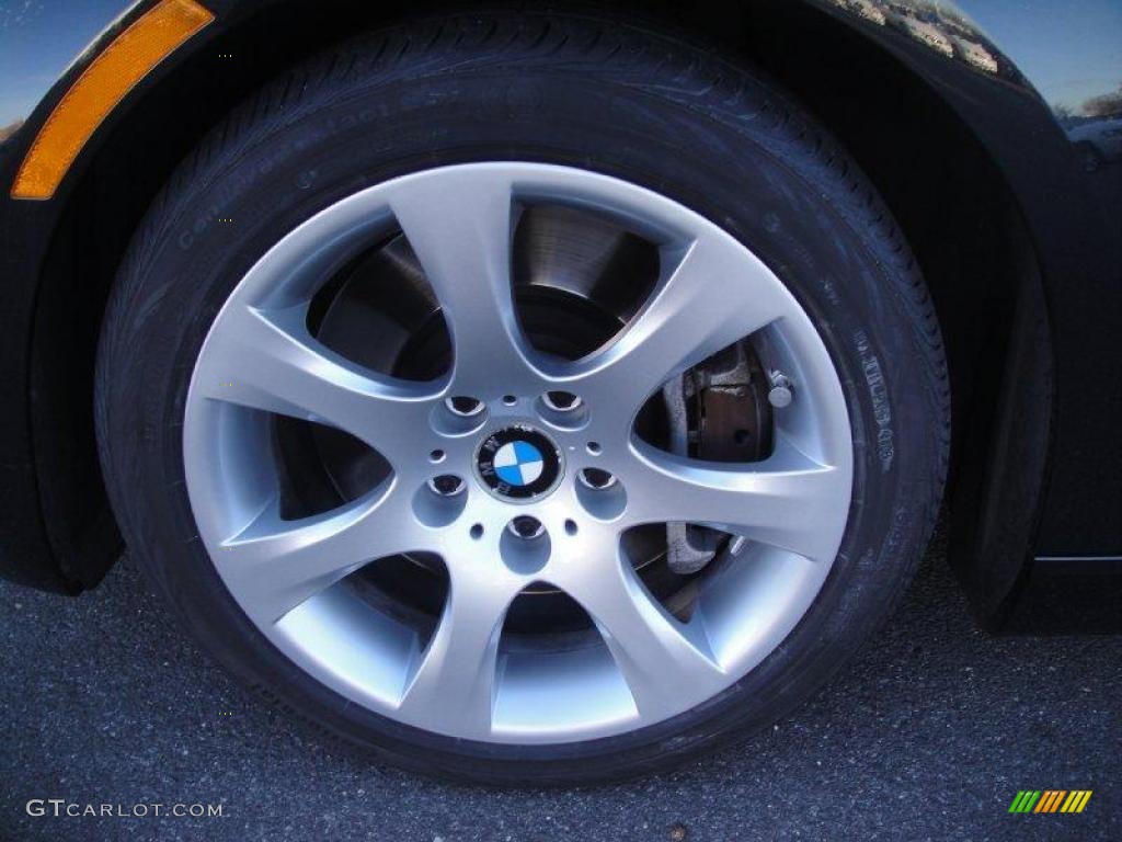 2007 3 Series 335i Coupe - Black Sapphire Metallic / Cream Beige photo #8
