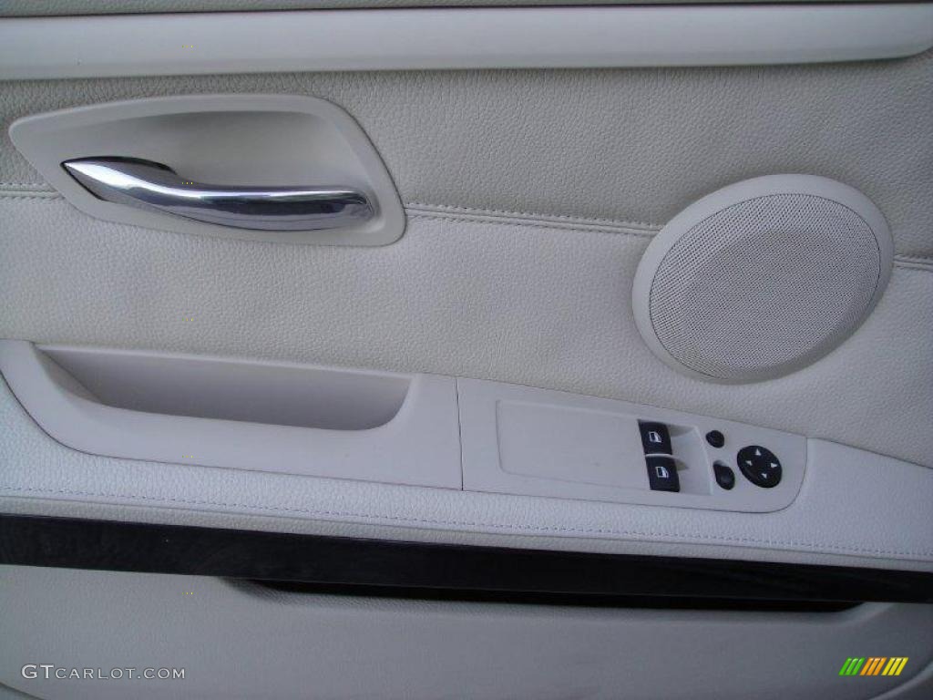 2007 3 Series 335i Coupe - Black Sapphire Metallic / Cream Beige photo #9