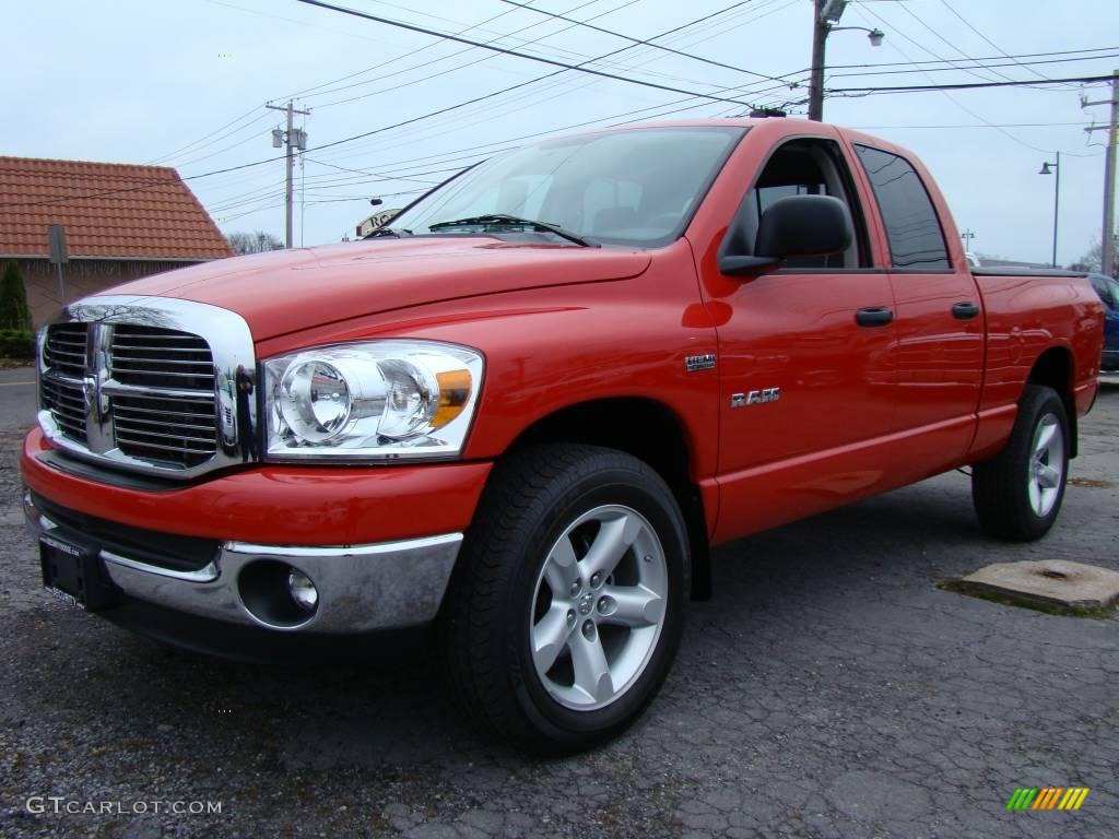 Flame Red Dodge Ram 1500