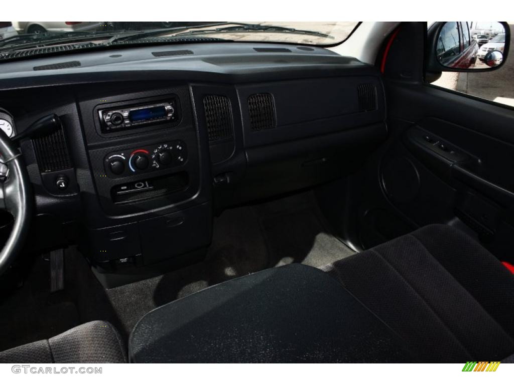 2003 Ram 1500 SLT Quad Cab - Flame Red / Dark Slate Gray photo #10