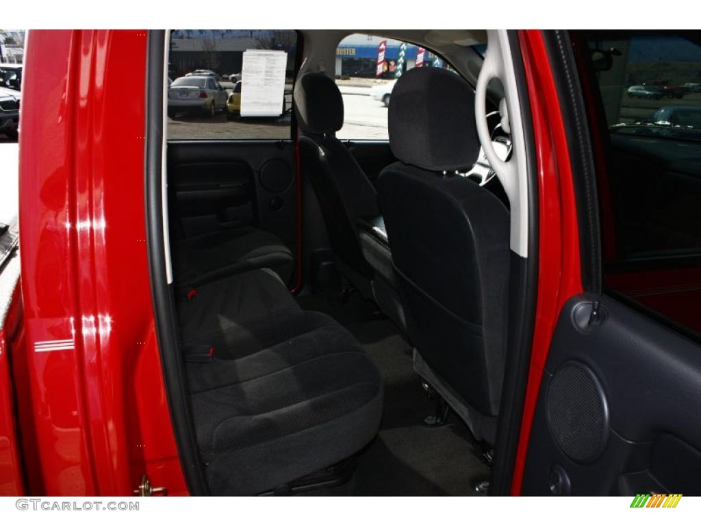 2003 Ram 1500 SLT Quad Cab - Flame Red / Dark Slate Gray photo #12