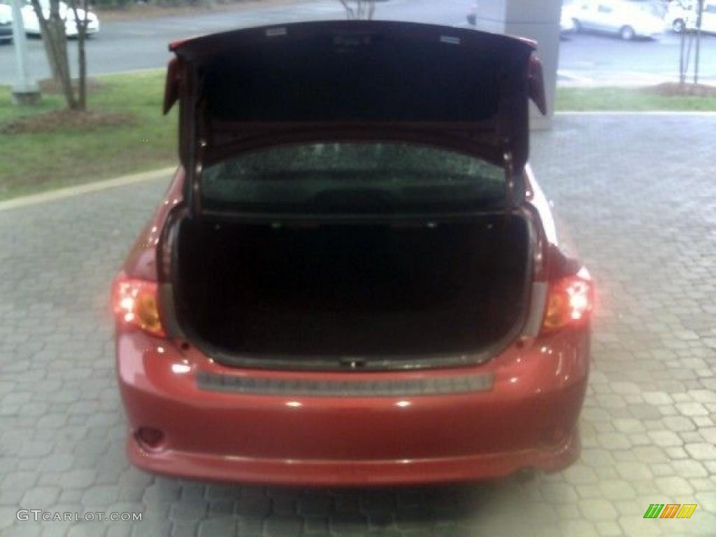 2009 Corolla S - Barcelona Red Metallic / Dark Charcoal photo #15