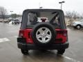 2010 Flame Red Jeep Wrangler Unlimited Sport 4x4  photo #4