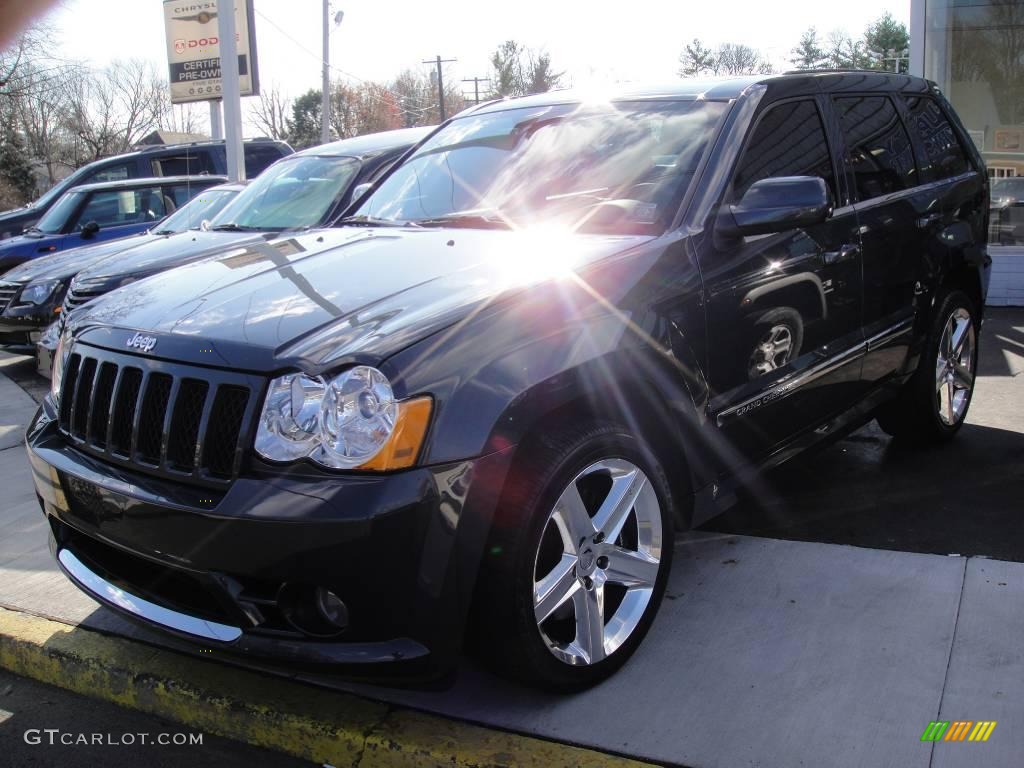 2008 Grand Cherokee SRT8 4x4 - Steel Blue Metallic / Dark Slate Gray photo #1