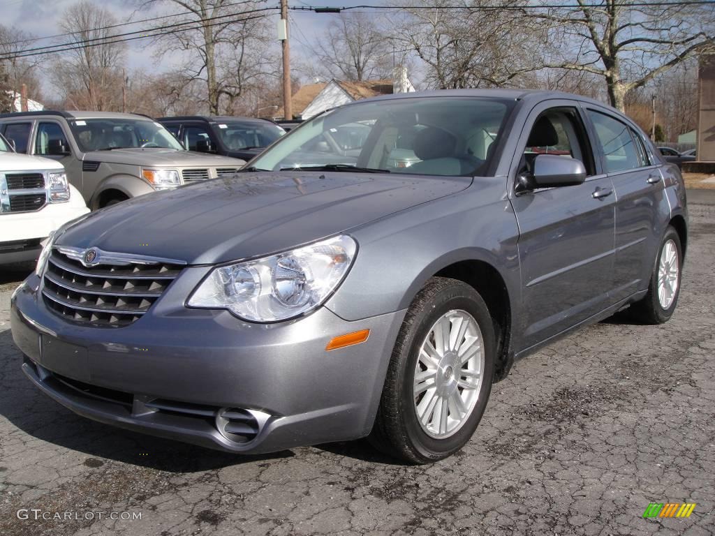 2007 Sebring Touring Sedan - Silver Steel Metallic / Dark Khaki/Light Graystone photo #1