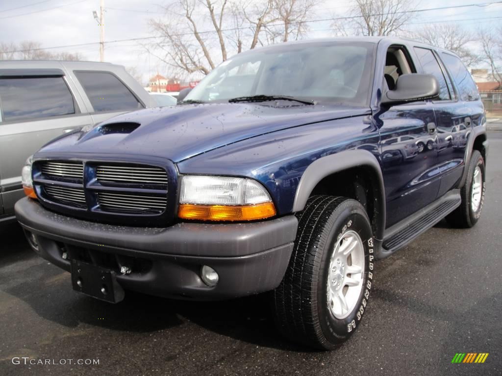 2003 Durango Sport 4x4 - Patriot Blue Pearlcoat / Dark Slate Gray photo #1