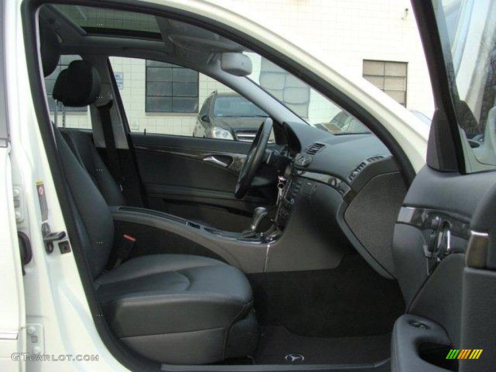 2008 E 350 4Matic Sedan - Arctic White / Black photo #9