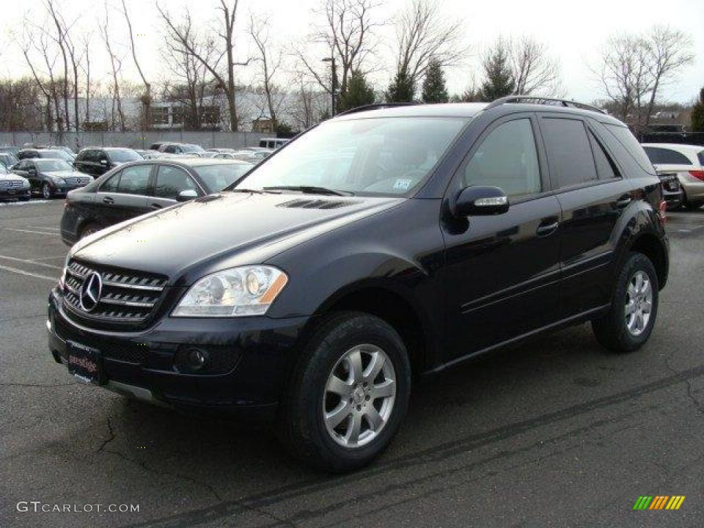 2007 ML 350 4Matic - Capri Blue Metallic / Macadamia photo #1