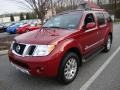 2008 Red Brawn Nissan Pathfinder LE V8 4x4  photo #1