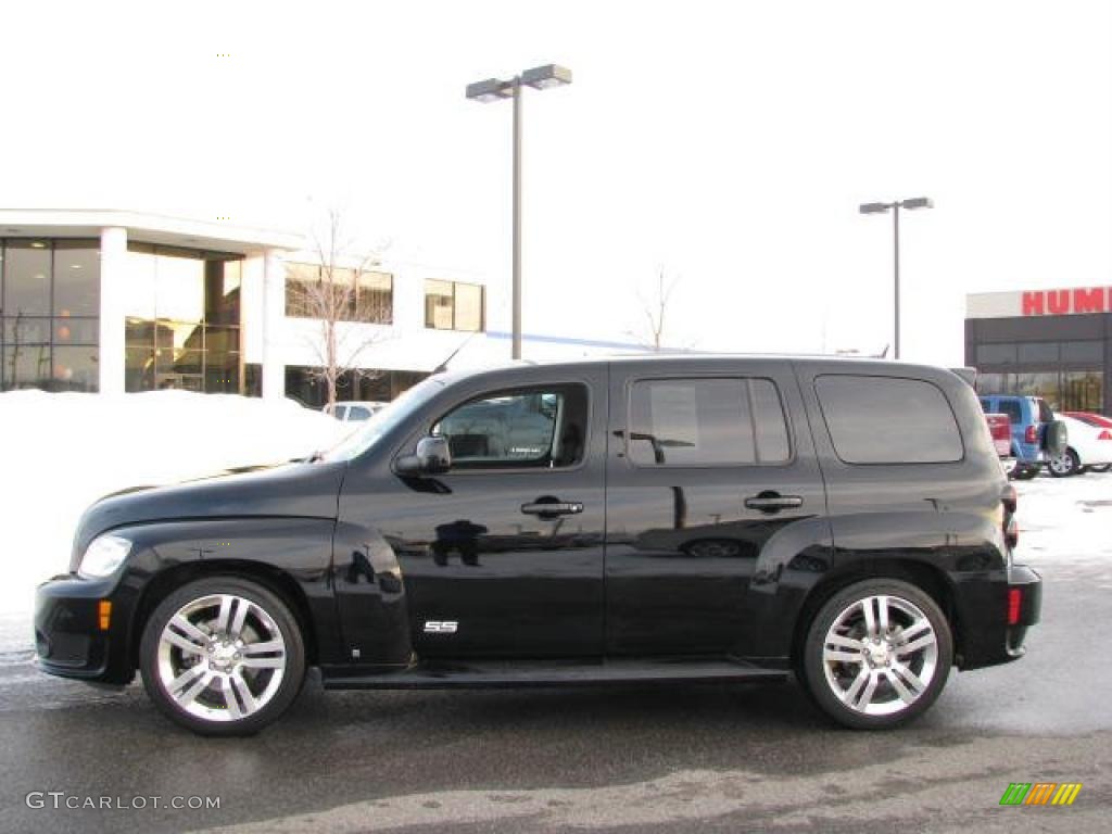 2008 HHR SS - Black / Ebony Black/Red photo #1