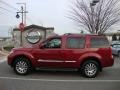 2008 Red Brawn Nissan Pathfinder LE V8 4x4  photo #9