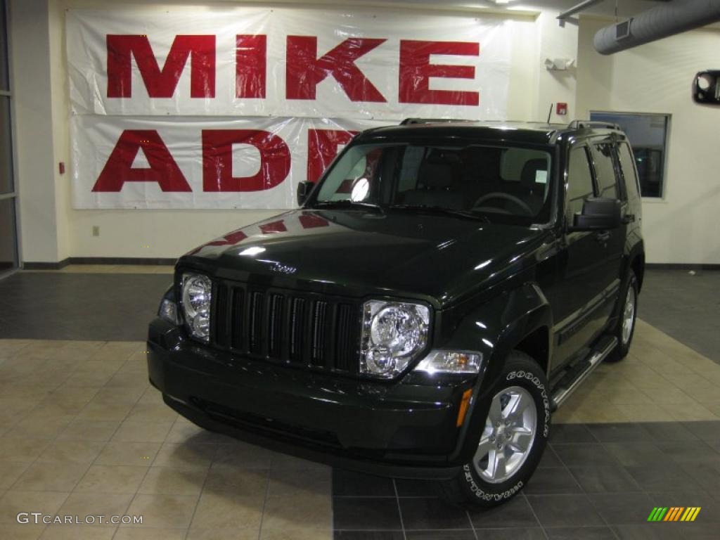 Natural Green Pearl Jeep Liberty