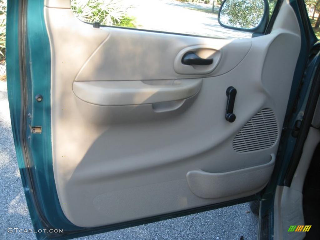2004 F150 XL Heritage SuperCab 4x4 - Fleet Green / Heritage Medium Parchment photo #19
