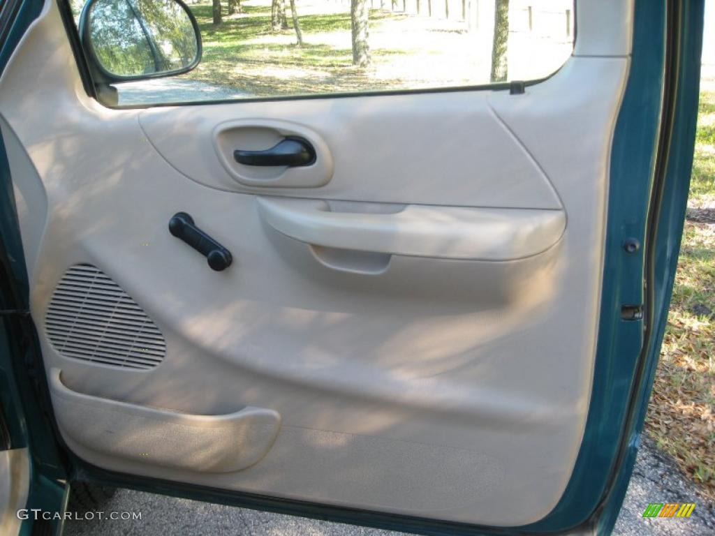 2004 F150 XL Heritage SuperCab 4x4 - Fleet Green / Heritage Medium Parchment photo #20