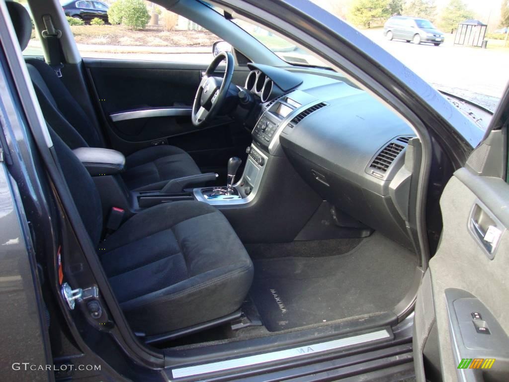 2008 Maxima 3.5 SE - Dark Slate Metallic / Charcoal Black photo #12