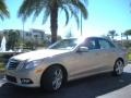 2010 Pearl Beige Metallic Mercedes-Benz E 350 Sedan  photo #2