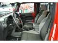 2007 Flame Red Jeep Wrangler Unlimited X 4x4  photo #13